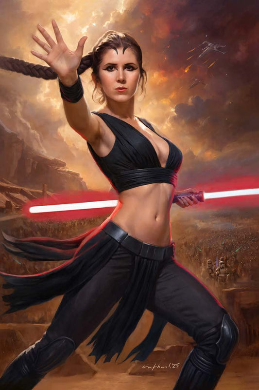 Carrie Fisher #1 Nathan Lorenzana Secret "Dark Side" Virgin Variant LTD 50