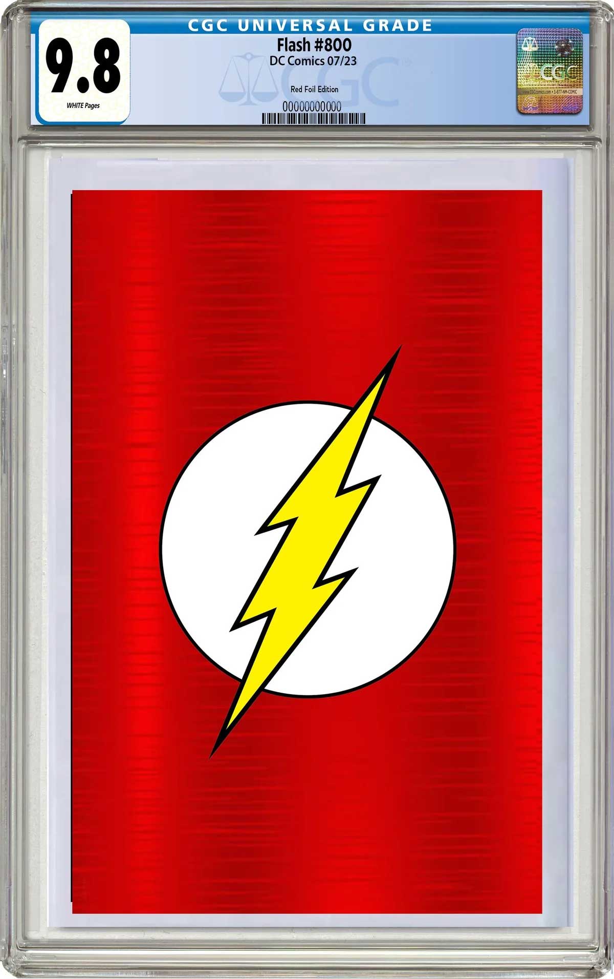 Flash #800 CGC 9.8 Red Foil Variant