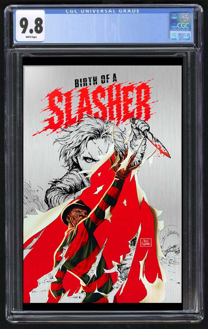 Birth of a Slasher #1 Avoltha & Ben Vazquez Metal Variant LTD 3