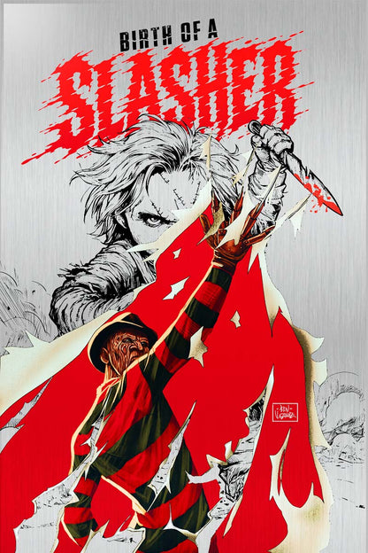 Birth of a Slasher #1 Avoltha & Ben Vazquez Metal Variant LTD 3