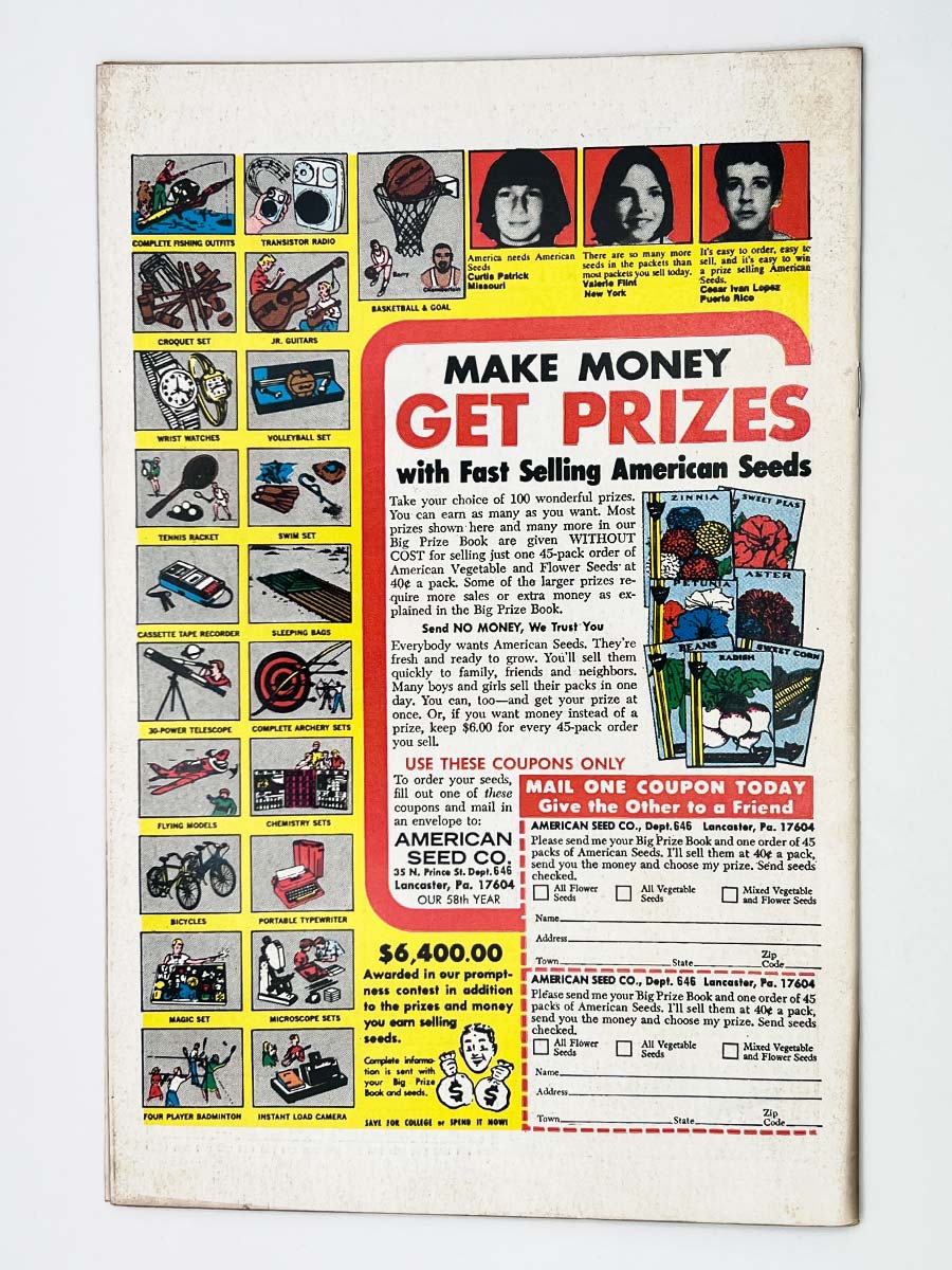 Ghost Rider #18 1974 FN Back