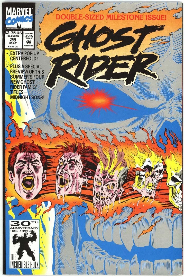 Ghost Rider #25  Pop-up Centerfold