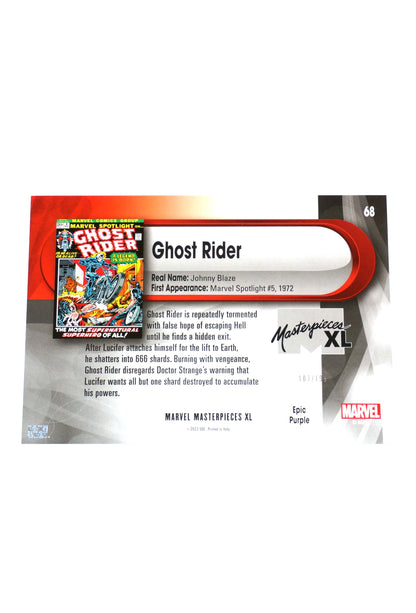 2024 Marvel Masterpiece XL Ghost Rider Purple Foil LTD 199