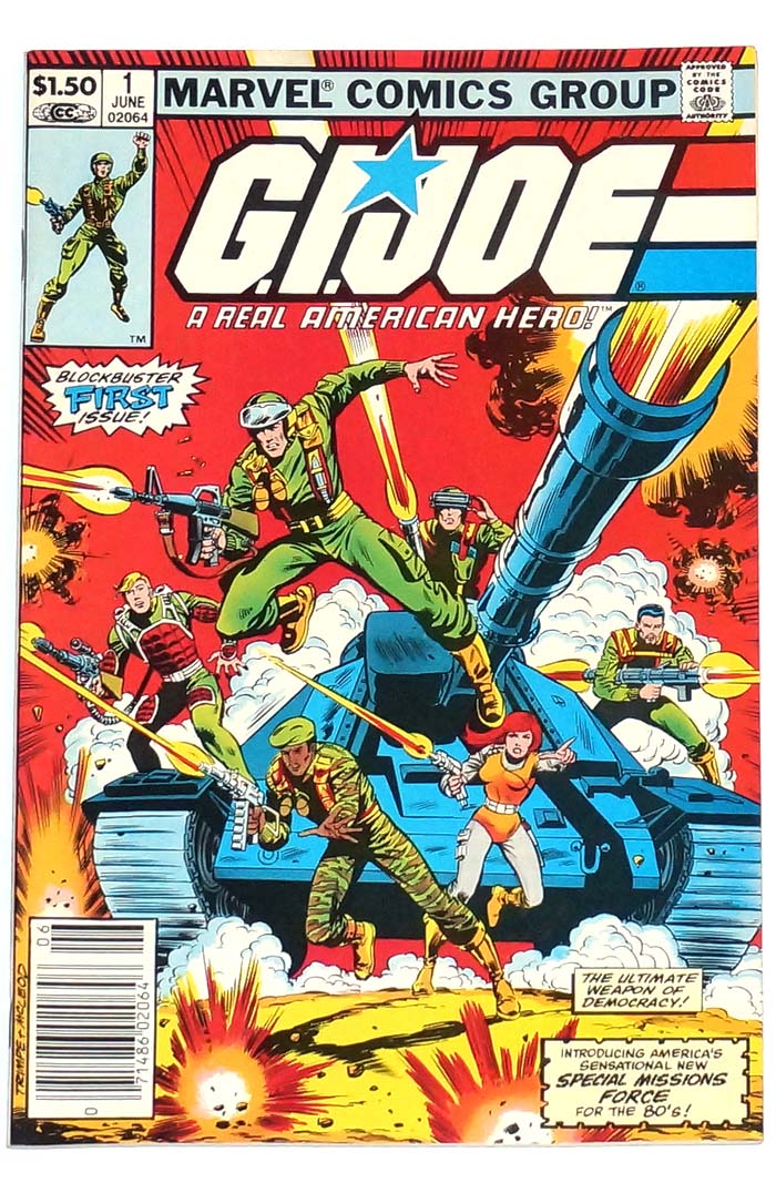 GI Joe #1 Newsstand 1st GI Joe