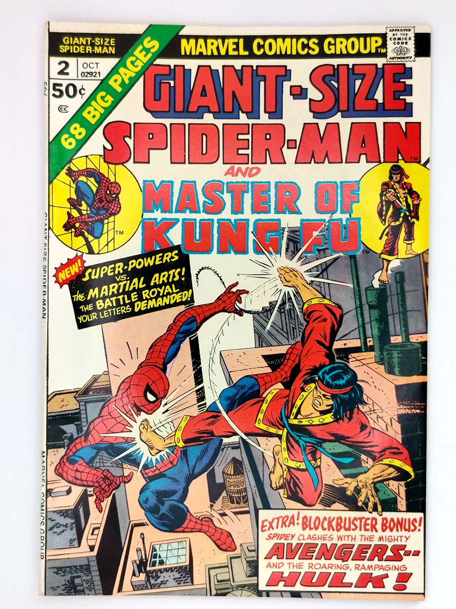 Giant-Size Spider-Man #2 Master of Kung Fu 1st Meeting