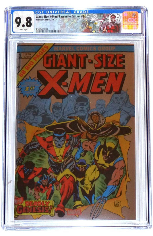 Giant-Size X-Men #1 Facsimile Foil Variant CGC 9.8 1st New X-Men