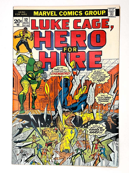 Luke Cage Hero for Hire #12 1st App Chemistro