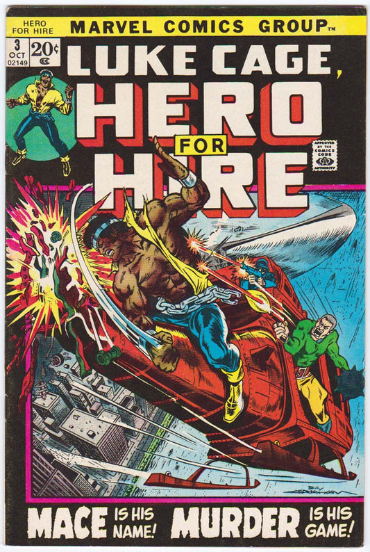 Luke Cage Hero for Hire #3 1st Gideon Mace