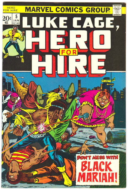 Luke Cage Hero for Hire #5 1st Black Mariah