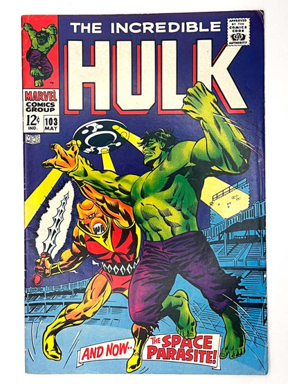 Incredible Hulk #103 1st App Space Parasite