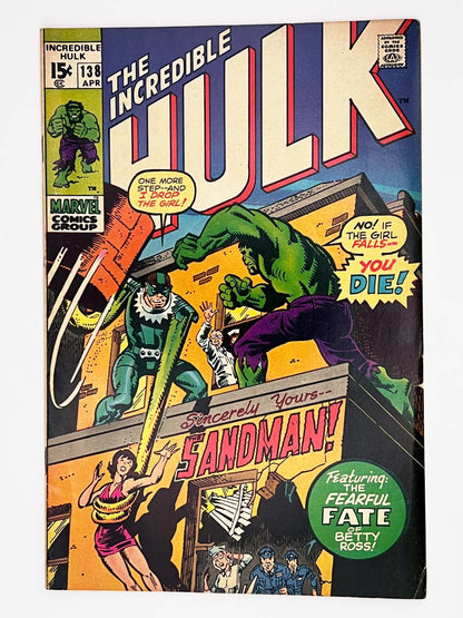 Incredible Hulk #138