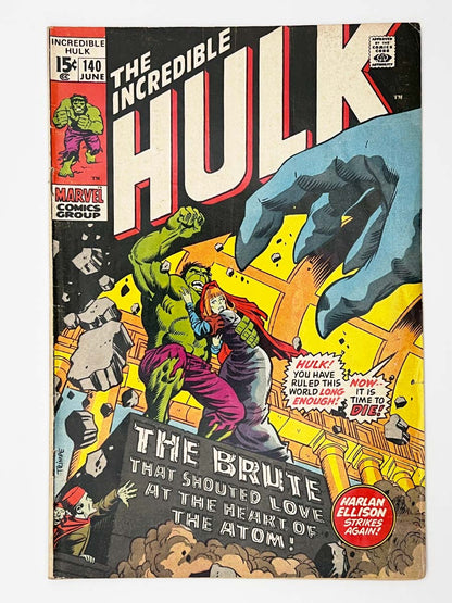 Incredible Hulk #140 1st App Jarella