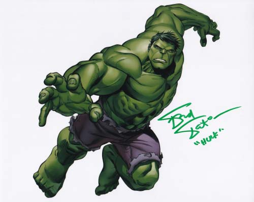 Incredible Hulk 8x10 Print Signed by Fred Tatasciore w/ COA 2