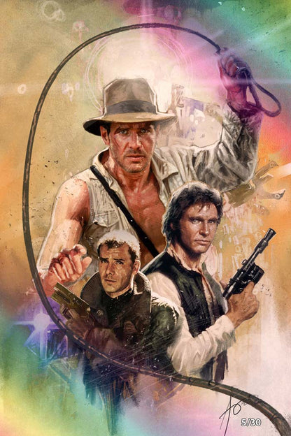 Harrison Ford #1 Rudy AO Fame Virgin Foil Variant LTD 30