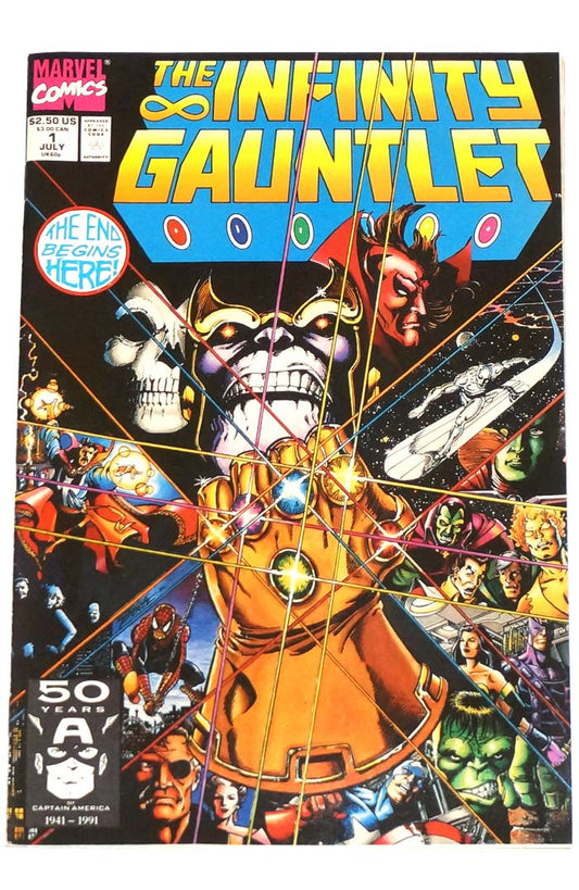 Infinity Gauntlet #1 George Perez Cover