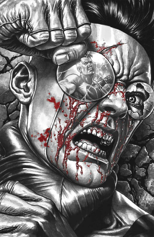 Invincible #1 Facsimile Mico Suayan B&W Bloody Foil Variant LTD 500