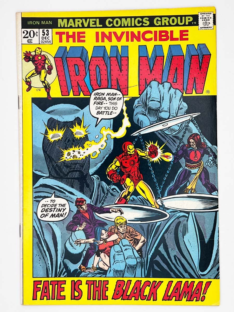 Invincible Iron Man #53 1st Black Lama