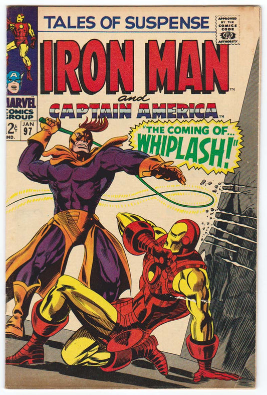 Tales of Suspense Iron Man #97 1st Whiplash