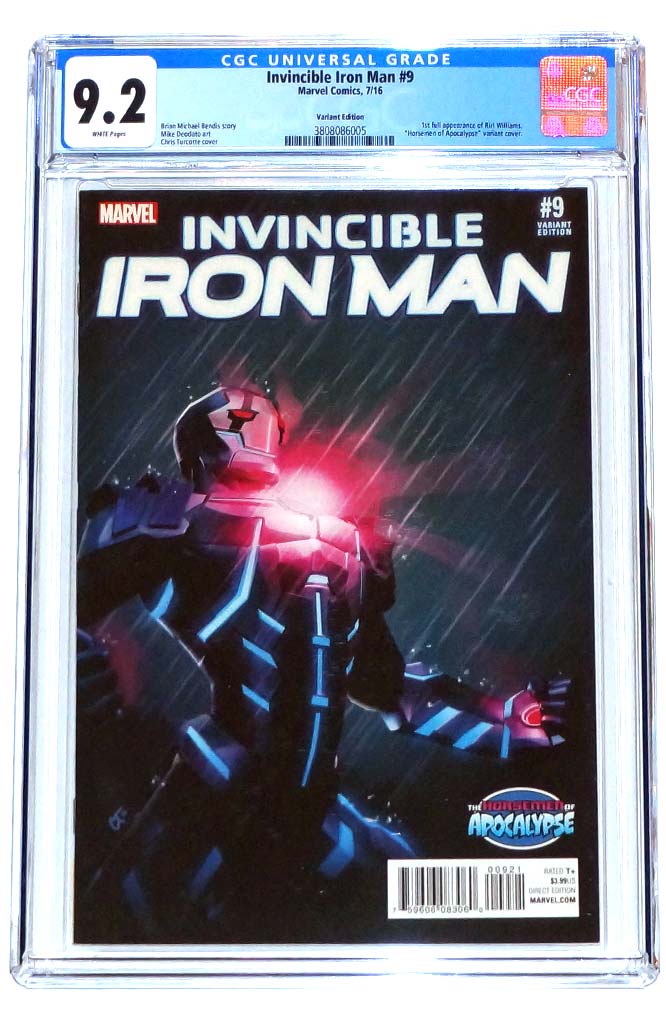 Invincible Iron Man #9 Chris Turcotte 1:25 Retail Variant 1st Riri Williams