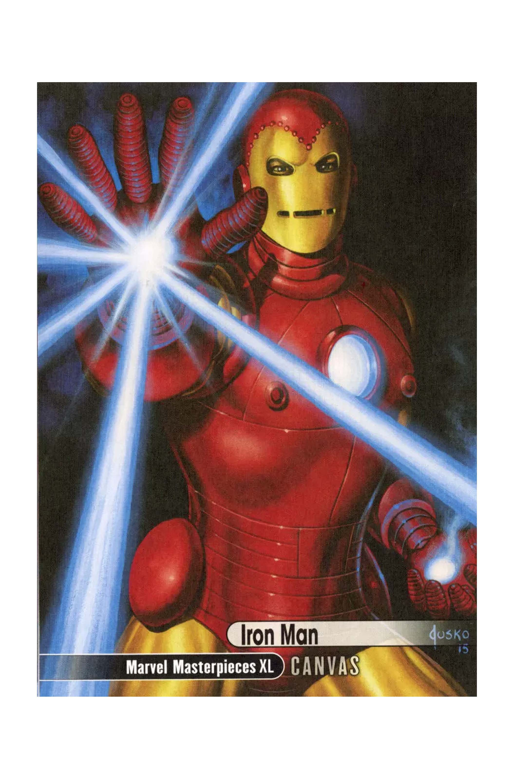 2024 Marvel Masterpiece XL Iron Man Canvas Comic Book Quest