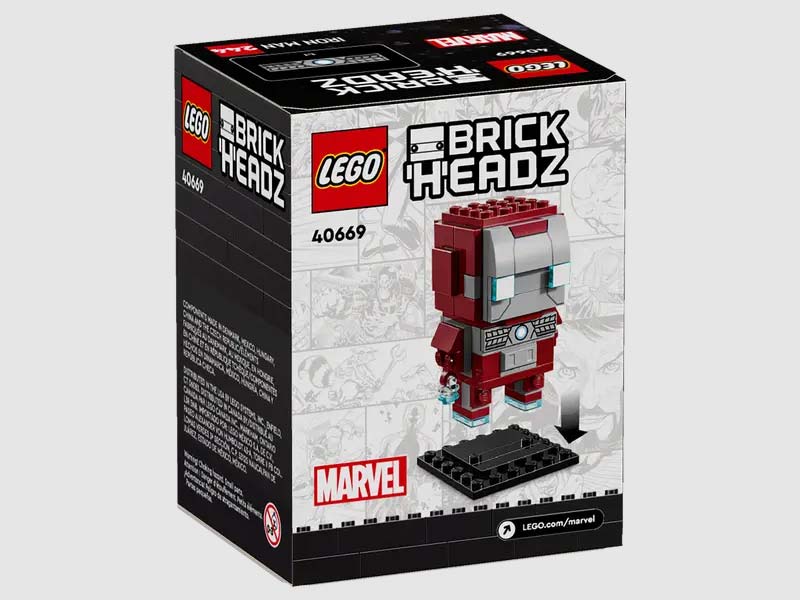 Iron Man MK5 LEGO Figure 40669 Brickheadz Exclusive