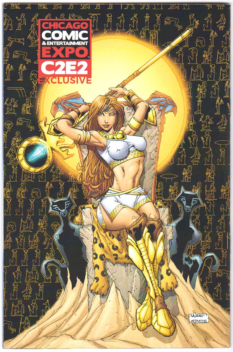 Legend of Isis C2E2 Exclusive Signed Darren Davis Back