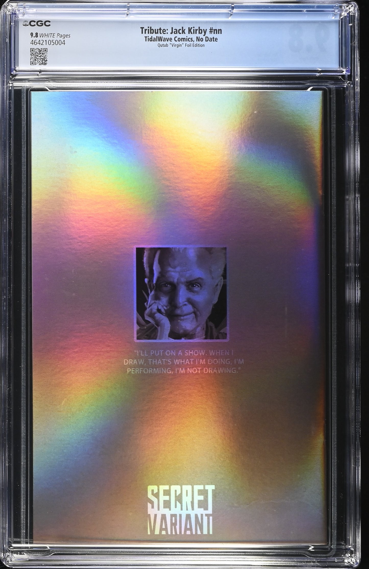 Jack Kirby #1 CGC 9.8 Rudy AO Secret Foil Variant #20/20