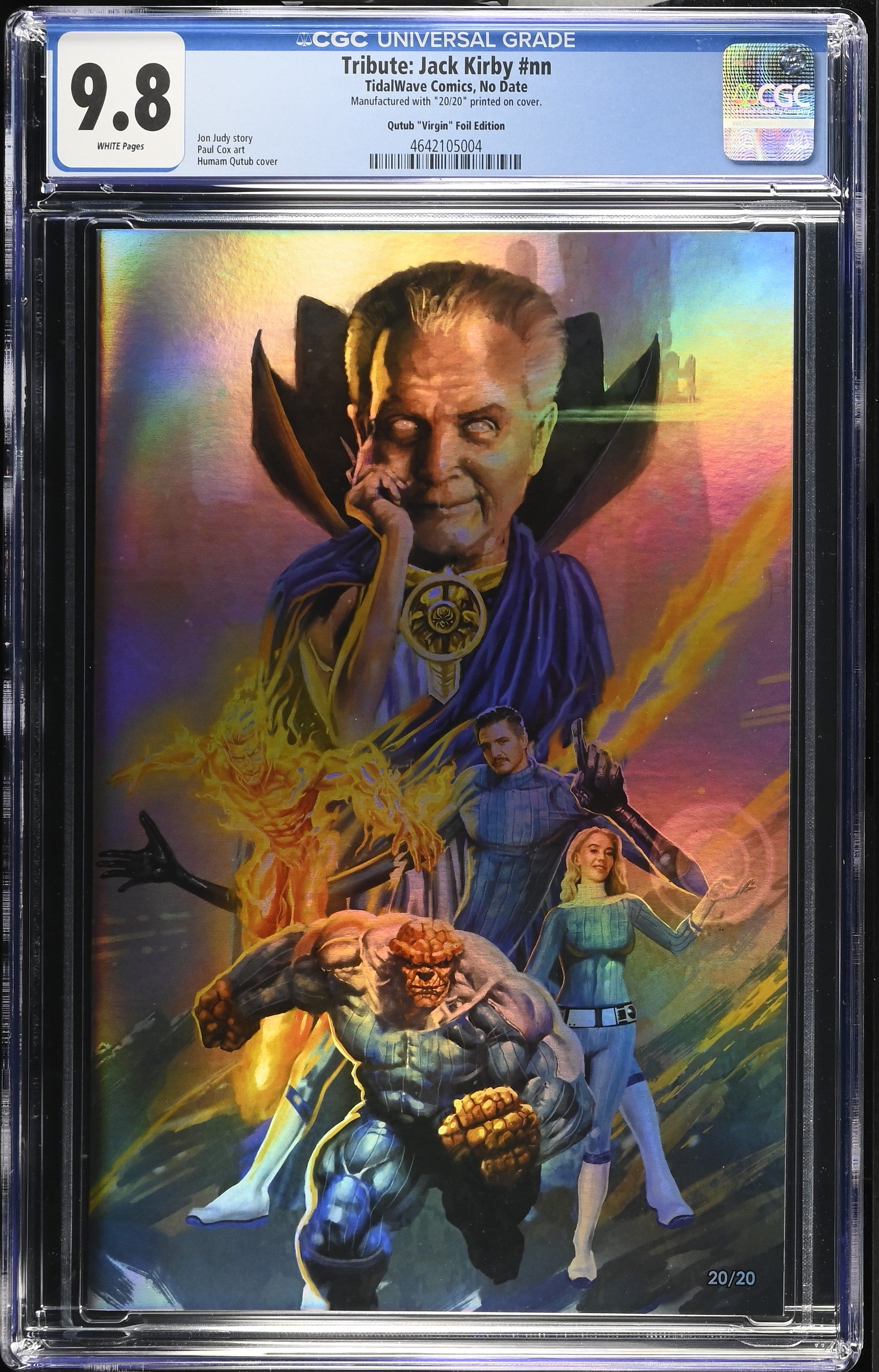 Jack Kirby #1 CGC 9.8 Rudy AO Secret Foil Variant