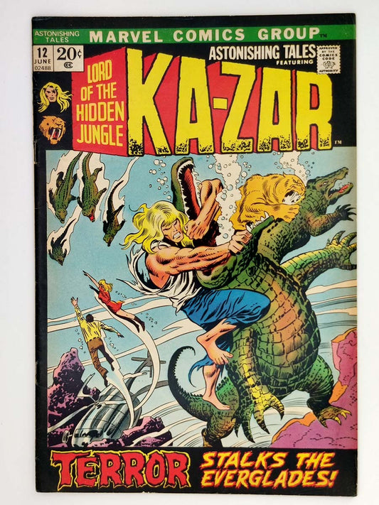 Astonishing Tales #12 Ka-Zar 2nd App Man-Thing