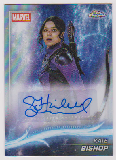 2025 Marvel Studios Signed Kate Bishop (Hailee Steinfeld) Refractor Topps Chrome