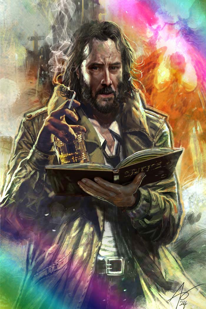 Keanu Reeves #1 Rudy Ao Constantine Secret Foil Variant LTD 25