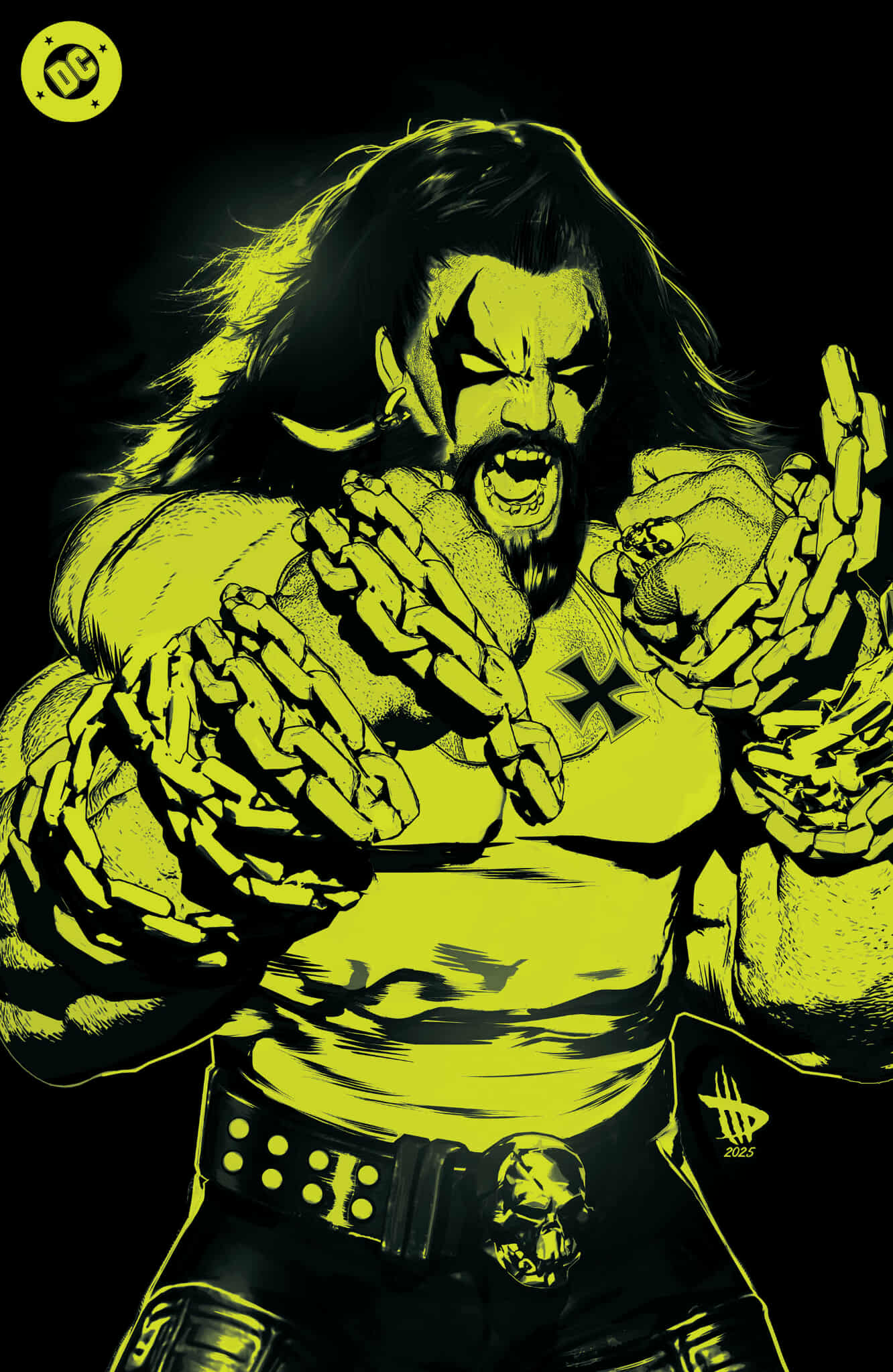 DC K.O. #1 Dave Wilkins Lobo "Glow In The Dark" Virgin Variant