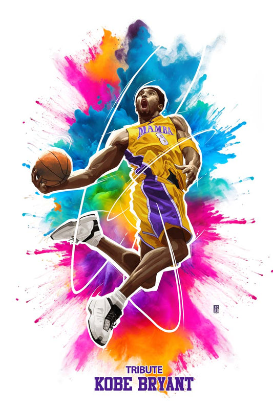 Kobe Bryant #1 Tribute Series Jackson Caspersz Trade Variant LTD 81