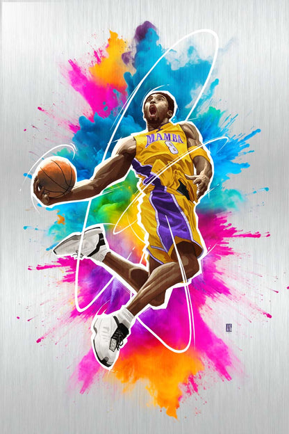 Kobe Bryant #1 Tribute Series Jackson Caspersz Metal Variant LTD 5