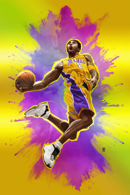 Kobe Bryant #1 Tribute Series Jackson Caspersz Secret Spot Foil Variant LTD 8