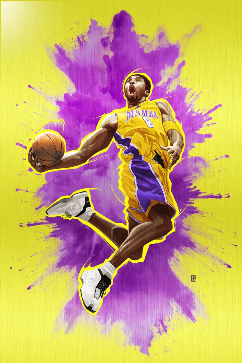 Kobe Bryant #1 Tribute Series Jackson Caspersz Secret Metal Variant LTD 5