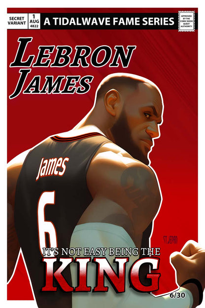 Lebron James #1 St. Jepan Secret Miami Heat Trade Variant LTD 30