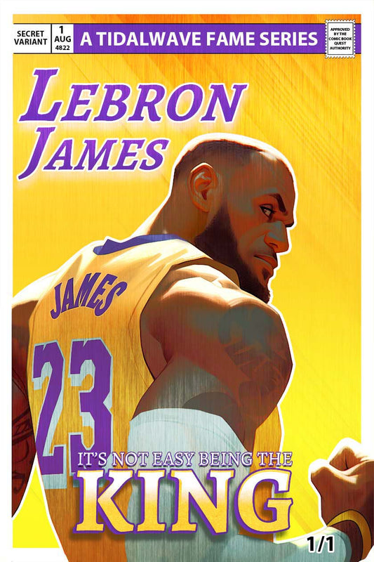 Lebron James #1 St. Jepan Secret Laker Metal Variant LTD 1/1