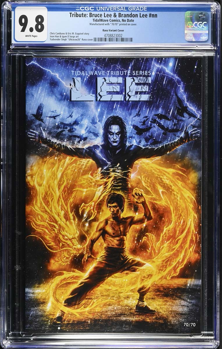 Lee #1 CGC 9.8 Ultraraw26 Secret Trade Variant (Bruce & Brandon LEE) #70/70