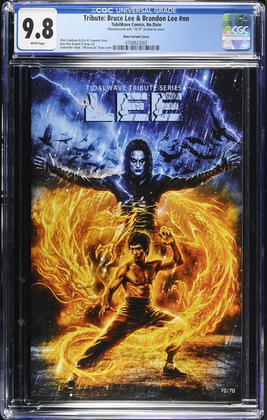 アメコミリーフ　Tribute: Brandon Lee #nn CGC 9.8 Lee #1 CGC 9.8 Ultraraw26 Secret Trade Variant (Bruce & Brandon