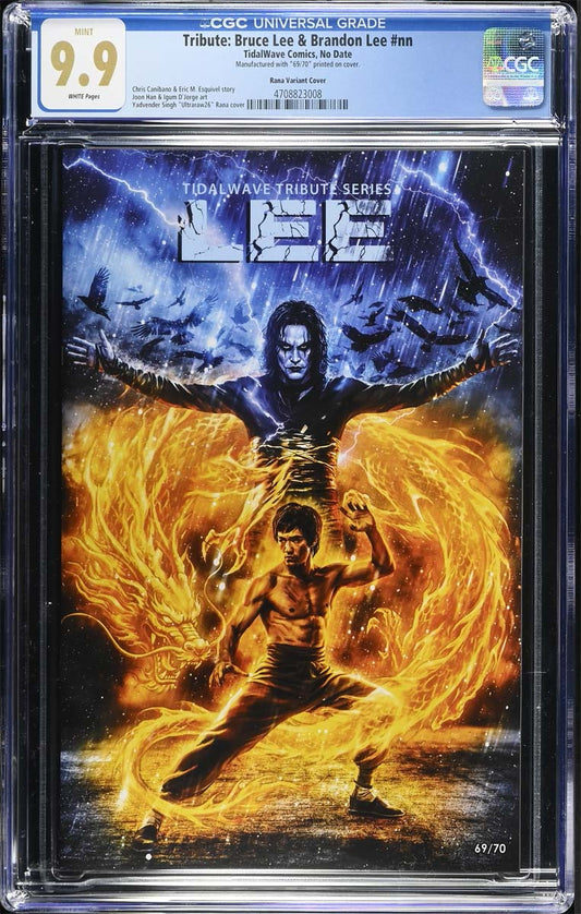 Lee #1 CGC 9.9 Ultraraw26 Secret Trade Variant (Bruce & Brandon LEE) #69/70