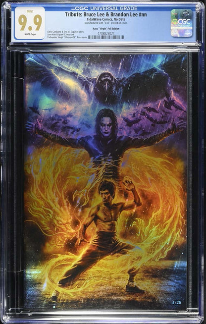 Lee #1 CGC 9.9 Ultraraw26 Secret Foil Variant (Bruce & Brandon LEE) #6/25