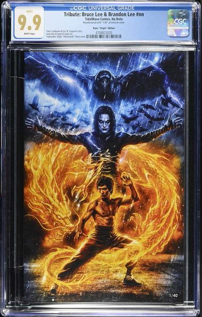 Lee #1 CGC 9.9 Ultraraw26 Secret Virgin Variant (Bruce & Brandon LEE) #1/40