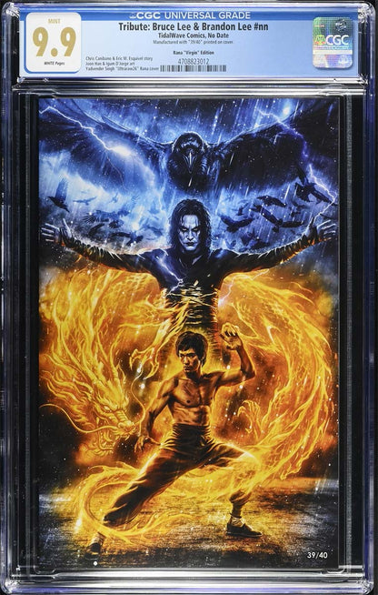 Lee #1 CGC 9.9 Ultraraw26 Secret Virgin Variant (Bruce & Brandon LEE) #39/40