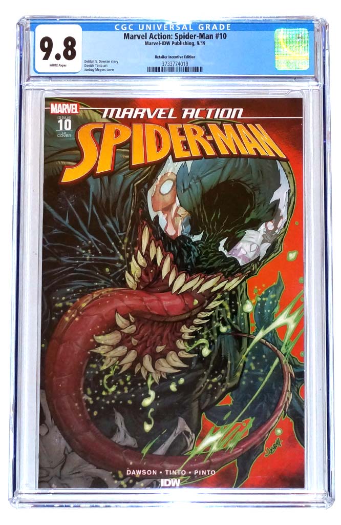 Marvel Action Spider-Man #10 CGC 9.8 Jonboy Retail Variant