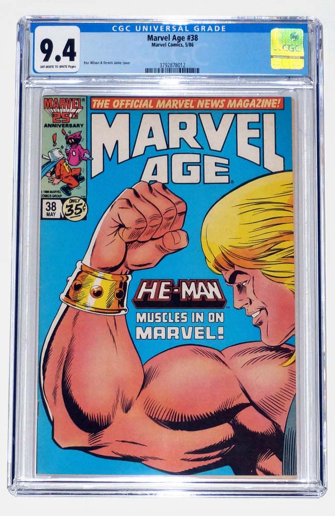 Marvel Age #38 CGC 94 He-Man Joins Marvel