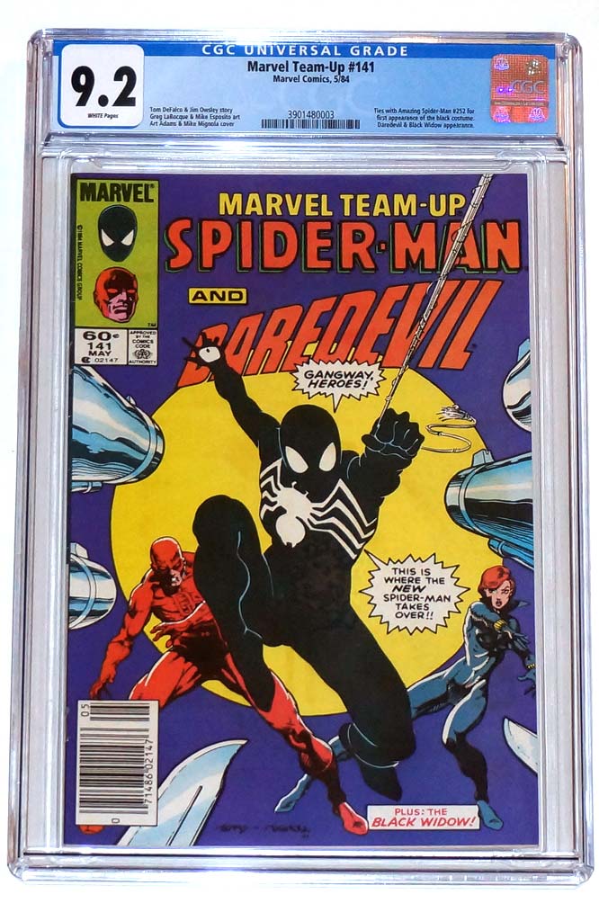 Marvel Team-Up #141 CGC 9.2 Newsstand 1st Black Costume