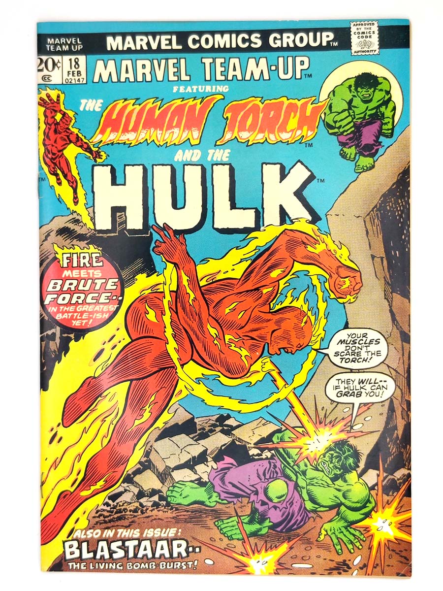 Marvel Team-Up #18 Featuring Human Torch & Hulk