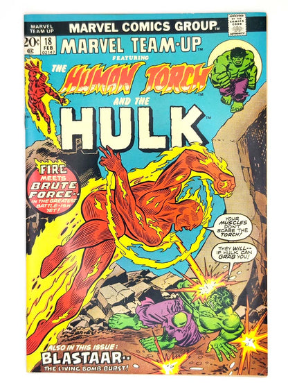 Marvel Team-Up #18 Featuring Human Torch & Hulk