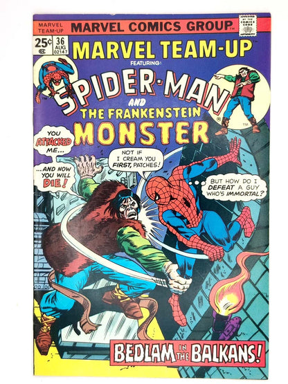 Marvel Team-Up #36 Featuring Spider-Man & Frankenstein